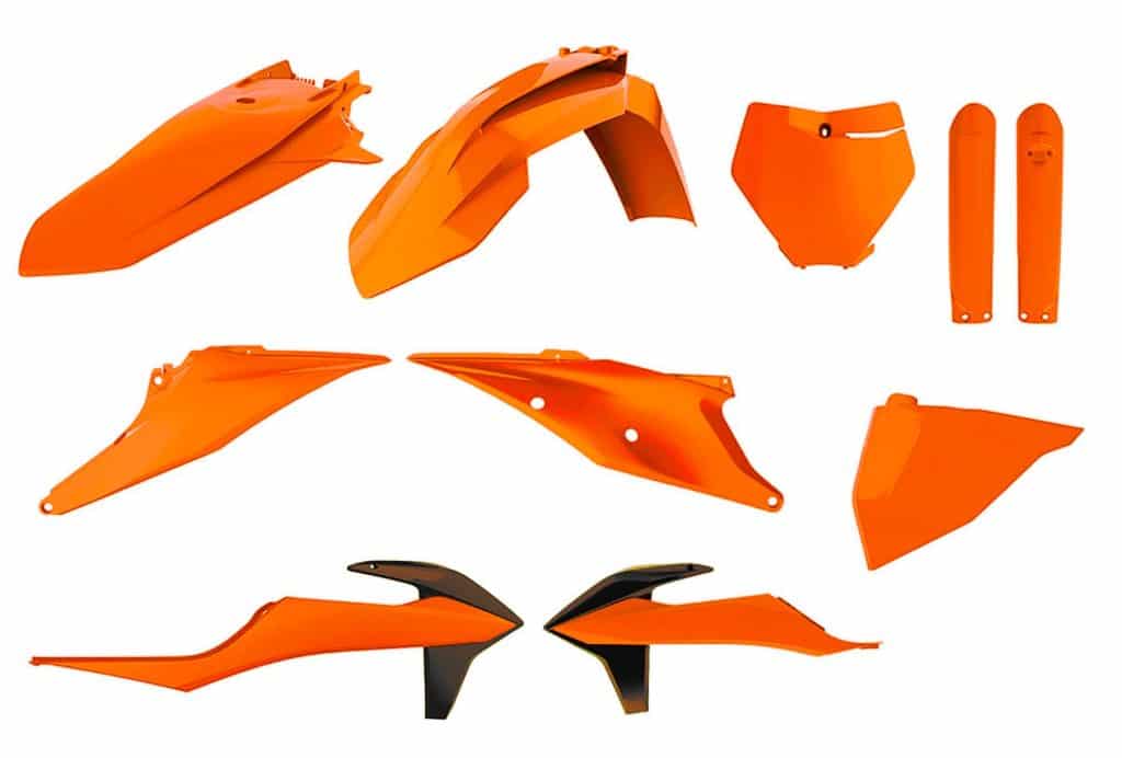 Sada plastov Polisport KTM SX/SXF/XC/XCF 125/150/200/250/350/450 (19-22) Fluo oranžová