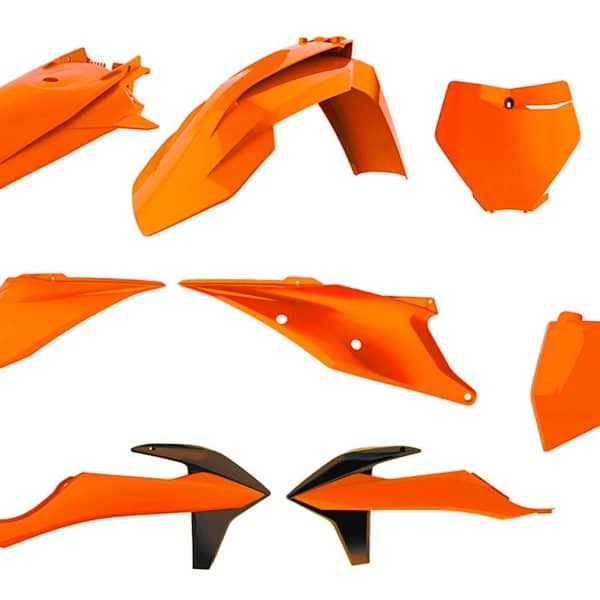 Sada plastov Polisport KTM SX/SXF/XC/XCF 125/150/200/250/350/450 (19-22) Fluo oranžová