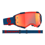 Okuliare Scott Fury Dark Blue/Neon Red Mirror Orange Chrome