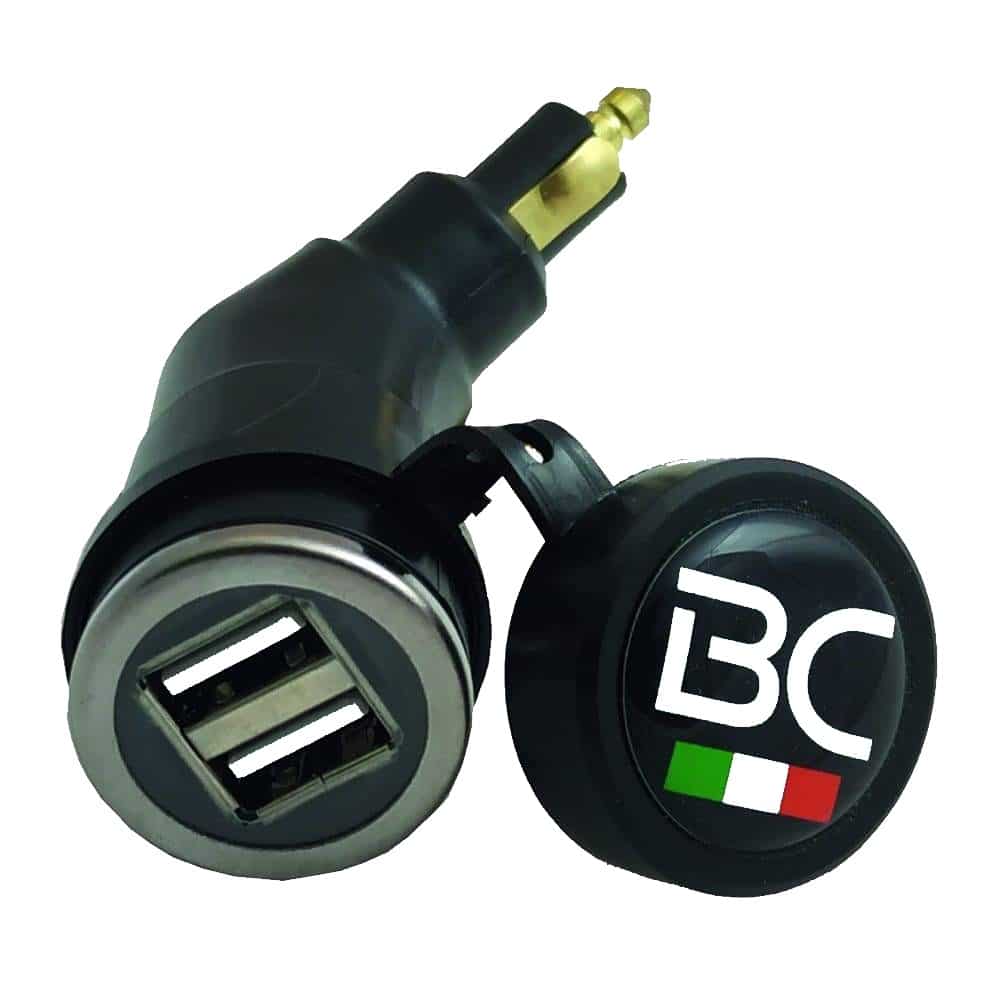 Zásuvka BC-BATTERY Dual USB (BMW) - 45°