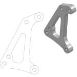 Adaptér brzdového kotúča MOTO-MASTER 320 MM SM KTM/GAS-GAS/Husqvana/Husaberg) - Racing