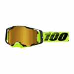 Okuliare 100% Armega Neon Yellow - Mirror Gold Lens