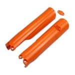 Kryty predných tlmičov KTM SX/SXF (23-) EXC/EXCF (24-) - oranžové