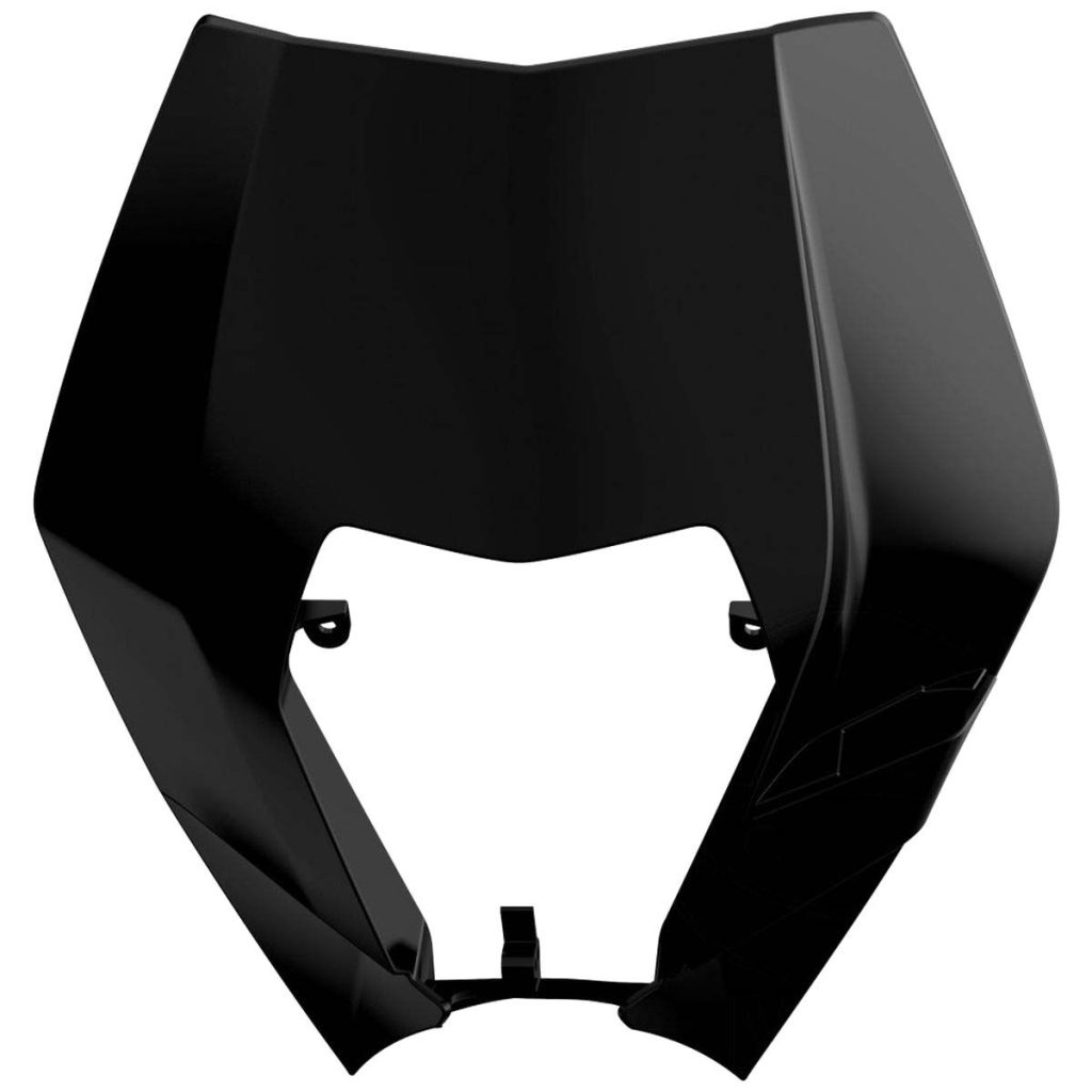 Predná maska KTM EXC/EXCF/XCW/XCFW (08-13) - čierna