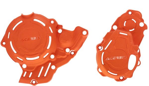 Kryt spojky a zapaľovania ACERBIS KTM SXF 250/350 (23-) XCF 250/350 (23-) Husqvarna FC 250/350 (23-) oranžový