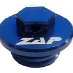 Zátka/Skrutka oleja Zap TechniX Husaberg FE/TE, Husqvarna FC/FE/TC/TE - modrá