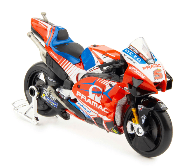 Model motocykla Pramac Racing No.5 Johann Zarco 1:18