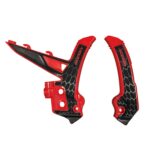 Kryty rámu (X-GRIP) Gas Gas EC/ECF/EX/EXF/MCF (24-) - červeno-čierne