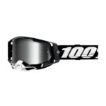 Okuliare 100% Racecraft 2 Black - Mirror Silver Lens