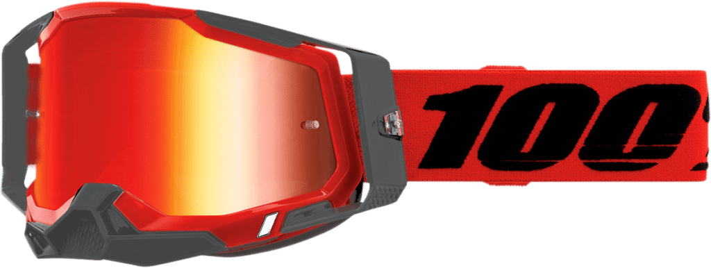 Okuliare 100% Racecraft 2 Red/Grey - Mirror Red Lens