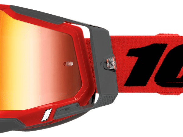 Okuliare 100% Racecraft 2 Red/Grey - Mirror Red Lens
