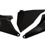 Bočné (zadné) tabuľky + kryt airboxu KTM SX/SXF (19-22) EXC/EXCF (20-) - čierne