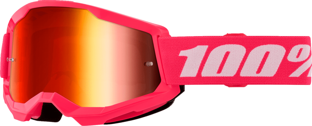 Okuliare 100% Strata 2 Pink - Mirror Red Lens