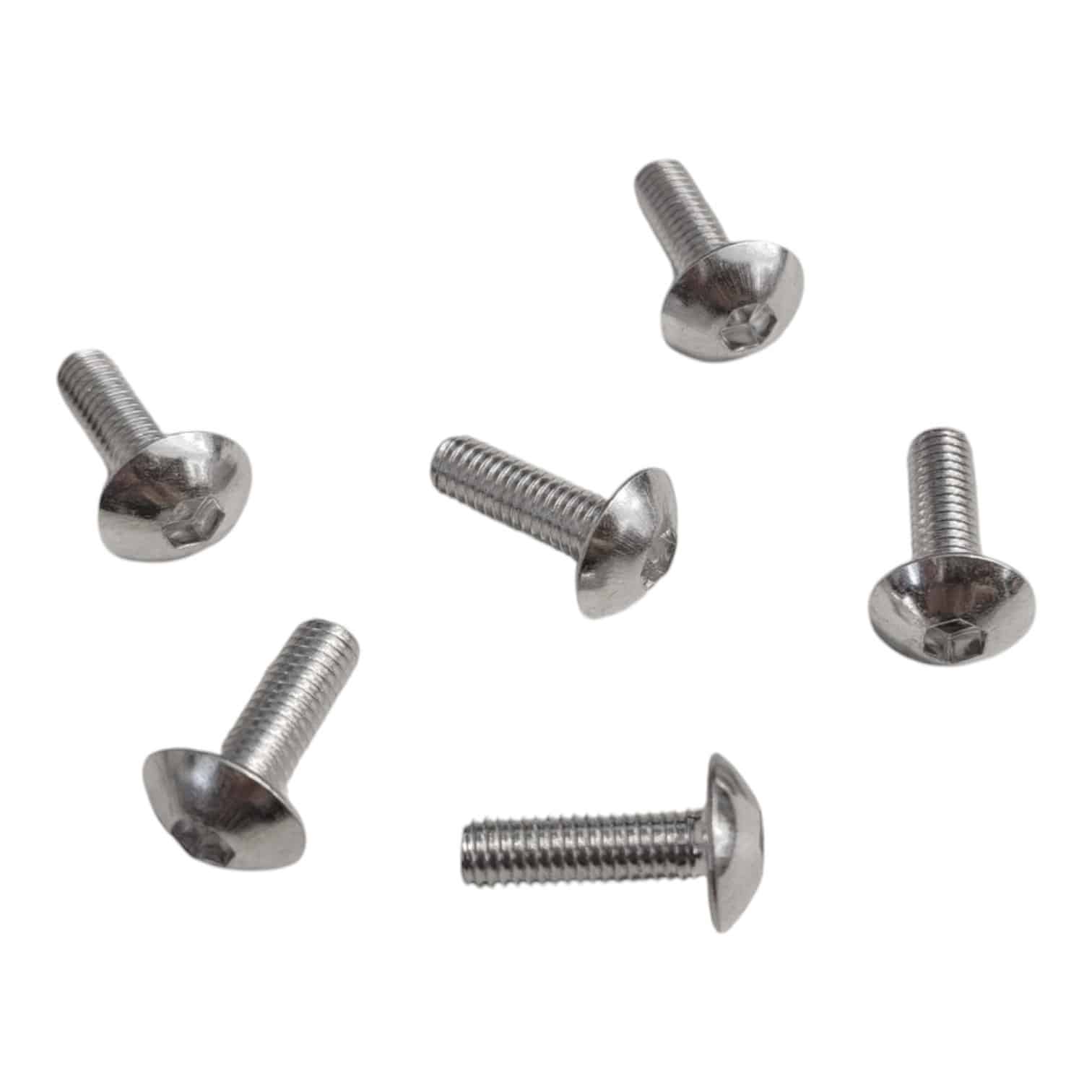 skrutky kapotaze M5x15 silver Skrutky kapotáže M5 x 15 mm - strieborné – Obrázok 1