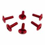 Skrutky kapotáže PUIG M6 x 20 mm - červené