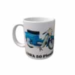 Hrnček JAWA 50 Pionier - modrý