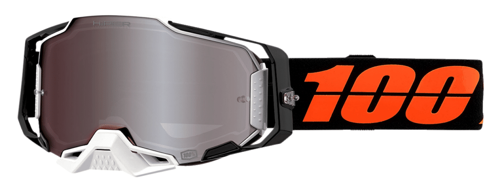 Okuliare 100% Armega Blacktail - HiPER Mirror Silver Lens