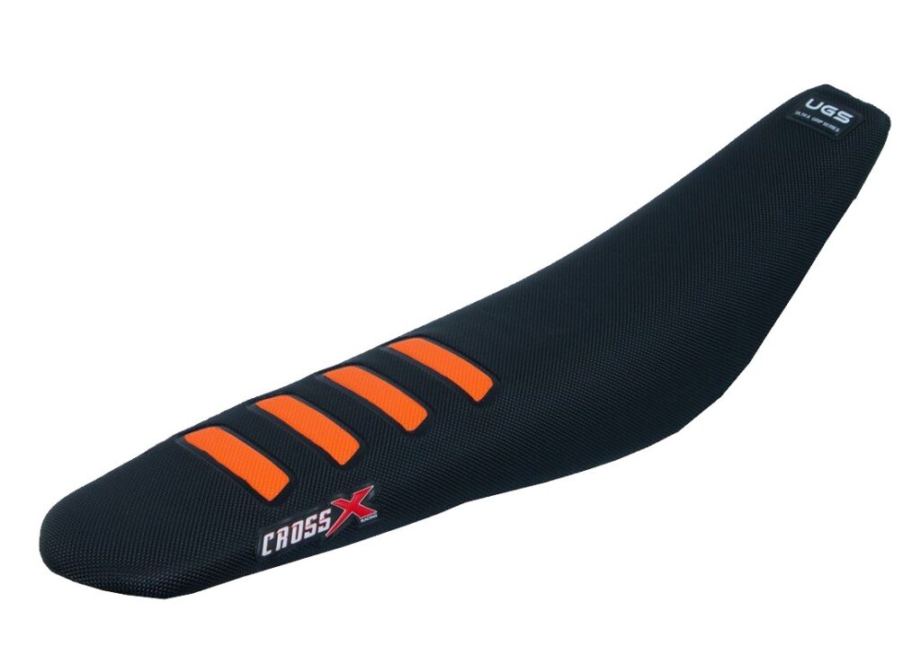 Poťah sedadla CrossX Racing KTM SX/SXF (19-22) EXC/EXCF (20-23) - čierno/oranžový