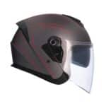 Prilba SHIRO SH-451 Mettalic Black – Obrázok 2