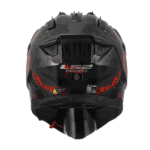 Prilba LS2 MX702 Pioneer II Crazy Black/Red – Obrázok 2