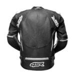 Kožená bunda 4SR Club Sport AR Black/White – Obrázok 2