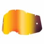 Sklo 100% Strata2/Accuri2/Racecraft2 Mirror Red Lens (zrkadlové červené)