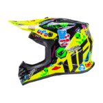 Prilba UFO Kids Korey Black/Neon Yellow - detská – Obrázok 2