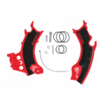 Kryty rámu (X-GRIP) Honda CRF 250 (25-) 450 (25-) - červeno-čierne