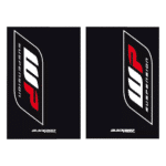 Nálepky na predné tlmiče WP - čierne