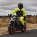 Nepremokavá bunda Oxford Rainseal Neon/Black – Obrázok 3