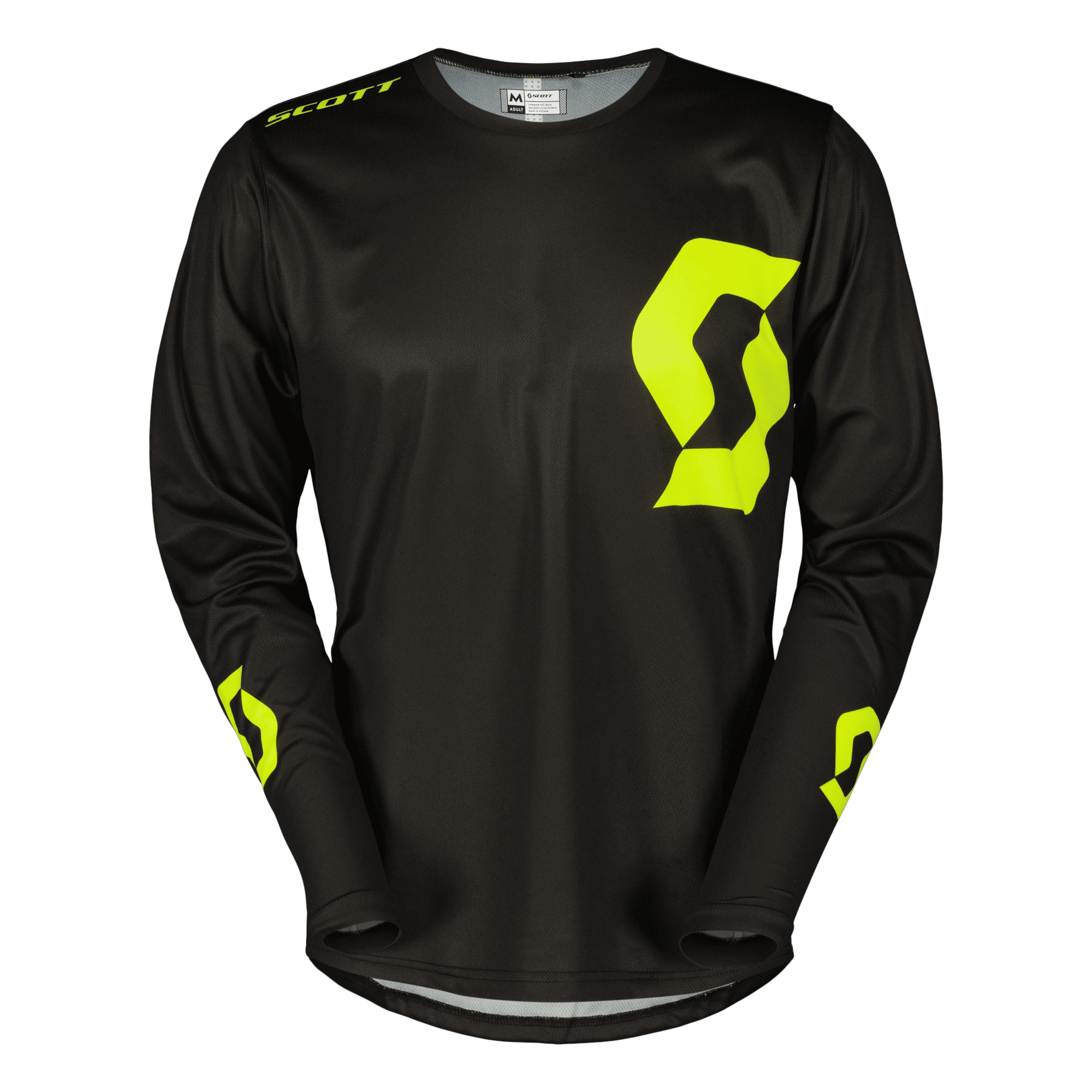 SCOTT COMPETE CAVIAR BLACK YELLOW Dres SCOTT Compete Caviar Black/Safety Yellow – Obrázok 1