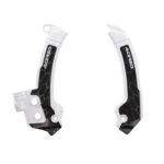 Kryty rámu (X-GRIP) Husqvarna FC/TC (23-) FE/TE (24-) - bielo-čierne