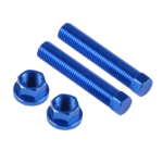 Šponovacie skrutky reťaze s maticami KTM/Husqvarna/Gas Gas - modré