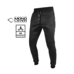 Tepláky na motorku TRILOBITE 2464 Rovani Monolayer Black