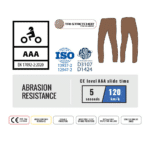 Kevlarové rifle TRILOBITE 2461 Parado LADY Monolayer AAA SLIM FIT Blue - dámske – Obrázok 6