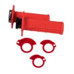 Rukoväte RTECH R20 Lock-On 2T/4T Half Waffle Husqvarna TC 50/65 KTM SX 50/65 BETA Red - s rýchlopalom