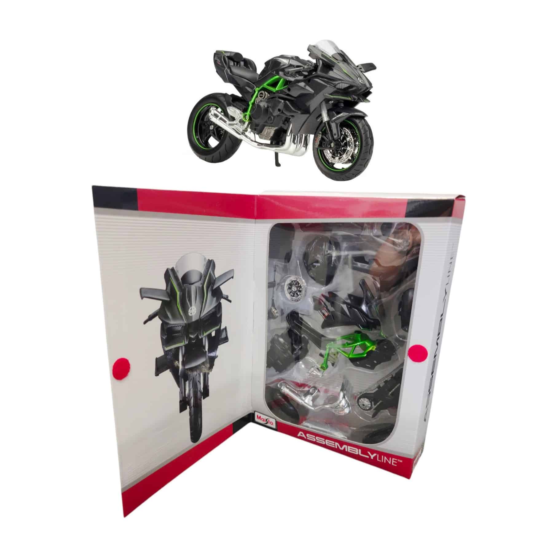 KAWASAKI NINJA H2R Skladací model motocykla Kawasaki Ninja H2R 1:12 – Obrázok 1