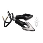 Smerovky LED ARROW Black číre - krátke