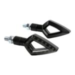 Smerovky LED KIER Black číre - krátke