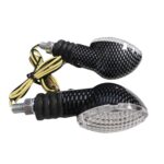 Smerovky LED Cat-Eye číre - krátke