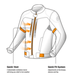 Bunda Ozone Delta IV Black/Fluo Yellow – Obrázok 5