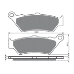 Brzdové platničky Brembo Sinter 07BB03SA Aprilia/BMW/CF Moto/Ducati... – Obrázok 2