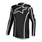 Dres Alpinestars Fluid Apex V2 Youth Black/Silver - detský