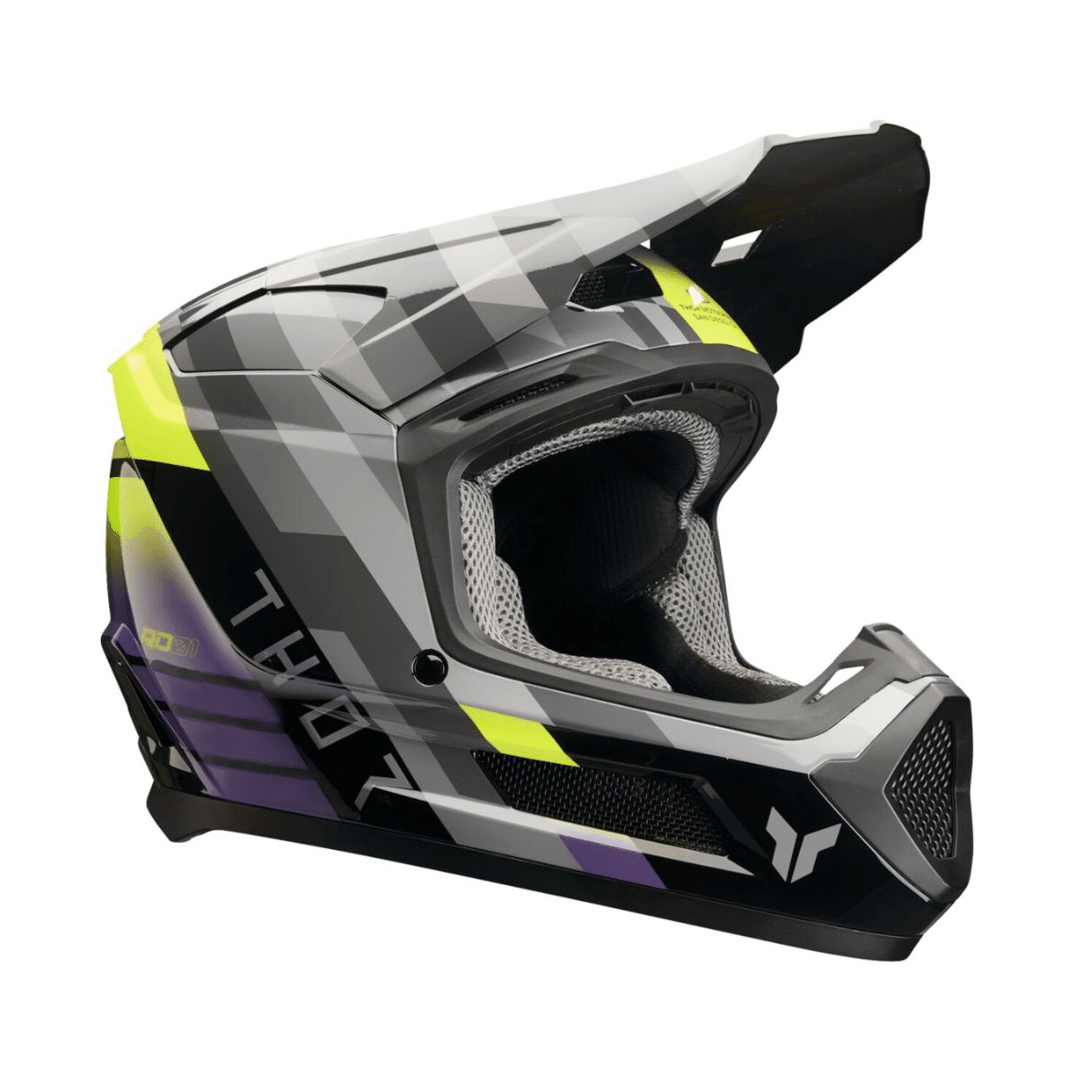 THOR FLEET CAMBER BLACK PURPLE Prilba Thor Fleet Camber Black/Purple ECE R22.06 - detská – Obrázok 1